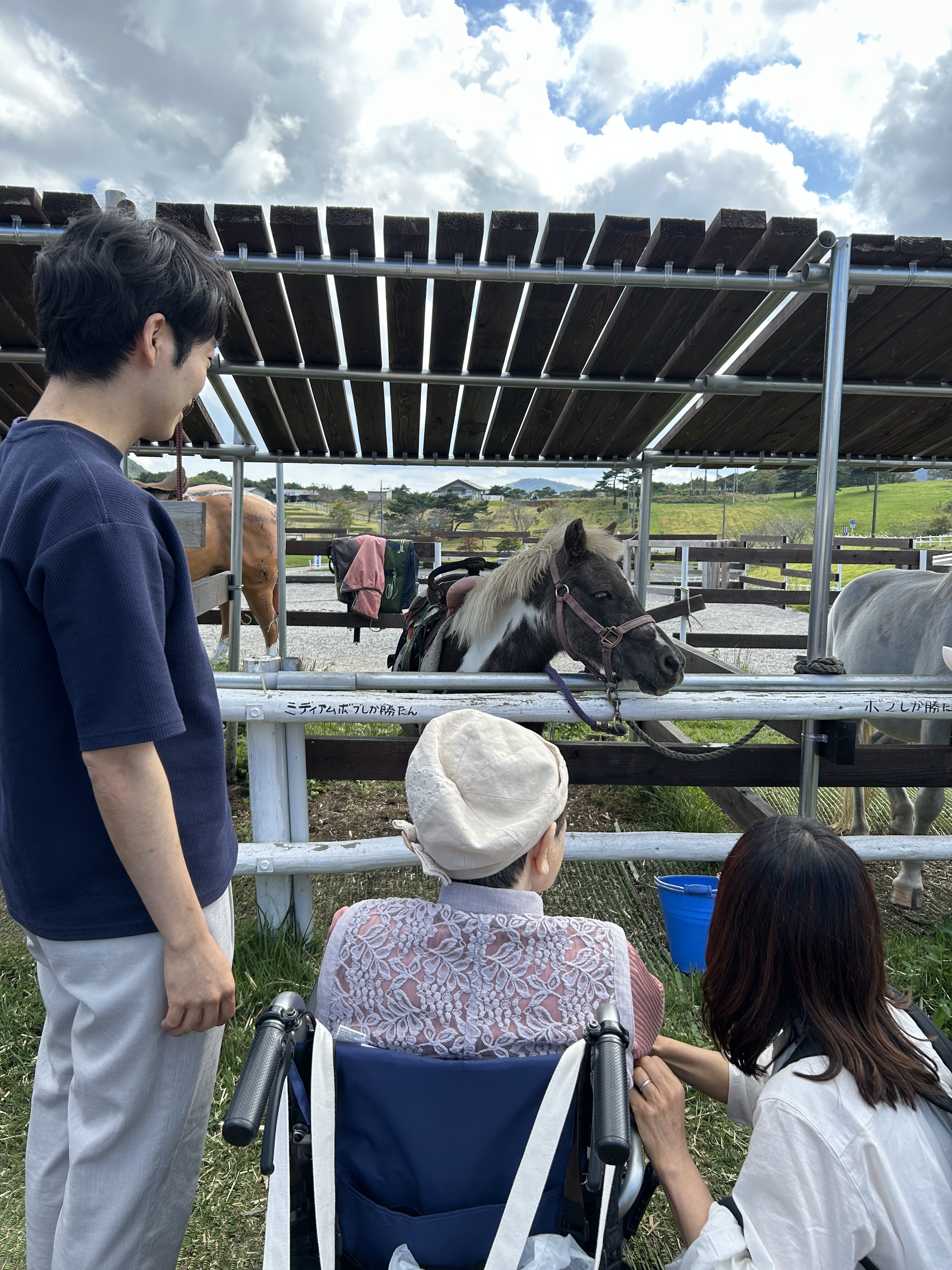 牧場でのひととき